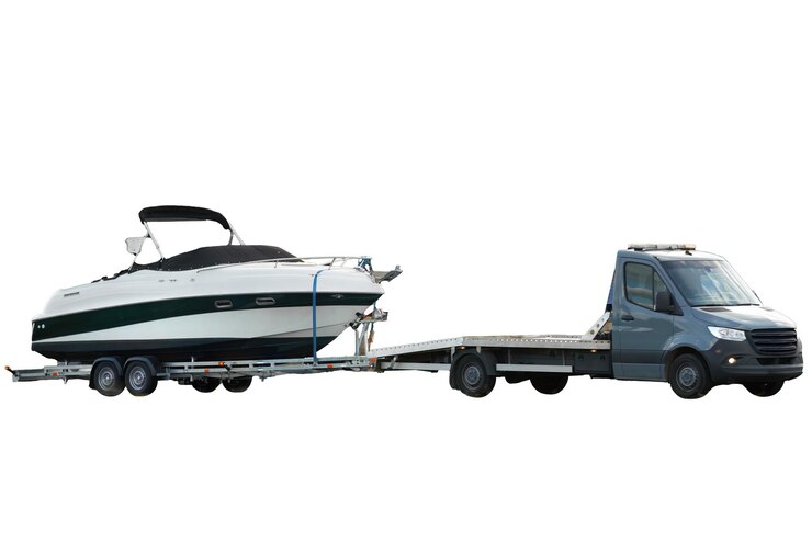 weigh a boat trailer